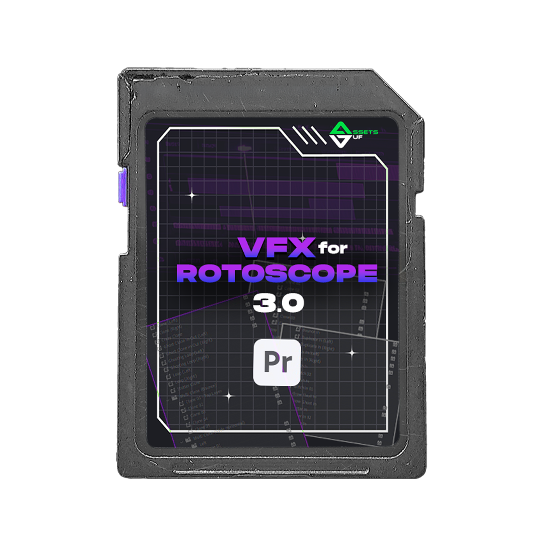 VFX for Rotoscope 3.0 | Premiere Pro Presets | GUF Assets